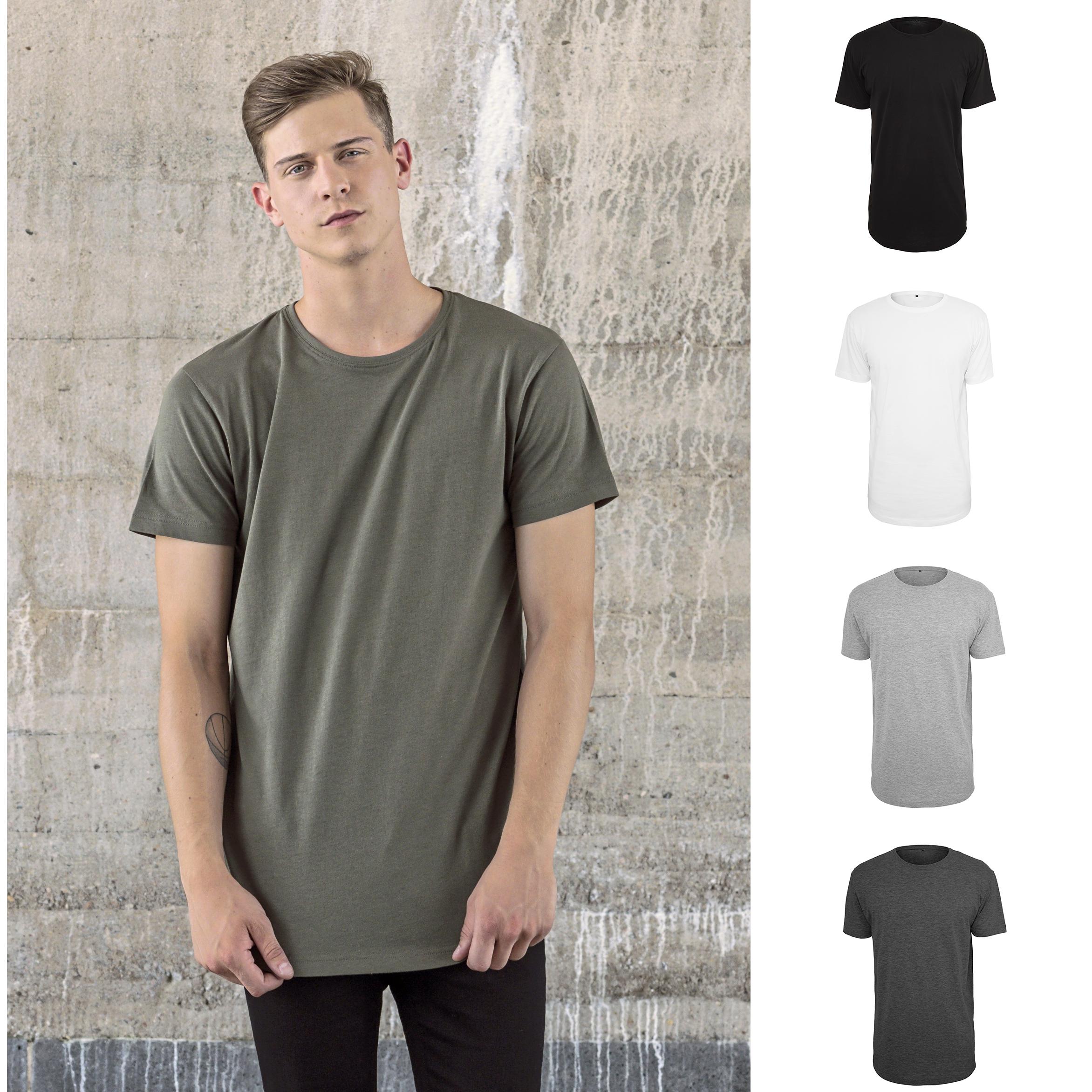 Rundhals T-Shirt (extra lang geschnitten) – Bever-Store